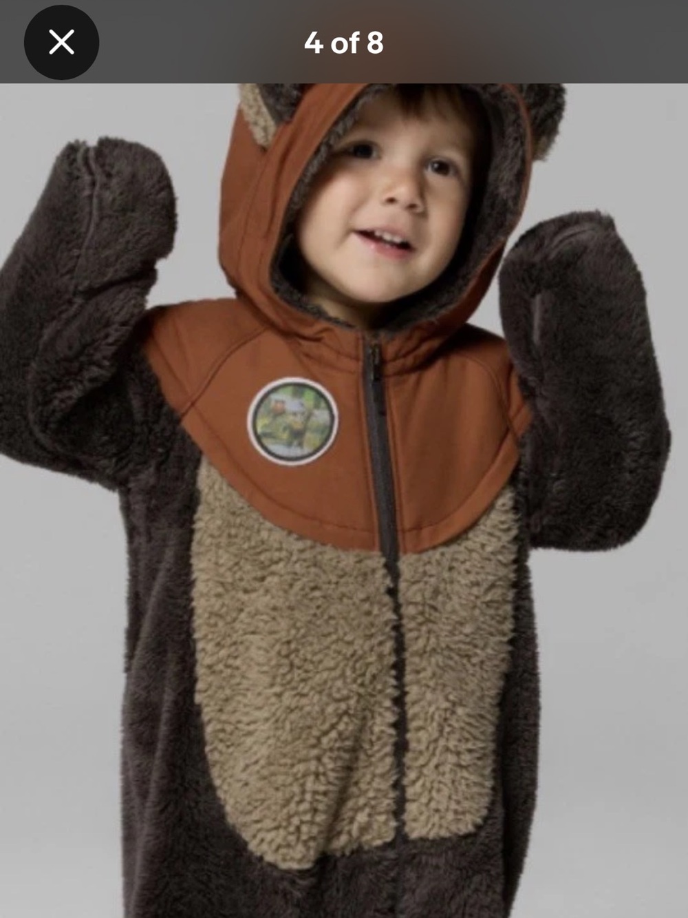 Columbia Kids Brown and Dark Brown Star Wars Hooded Fleece hard to find